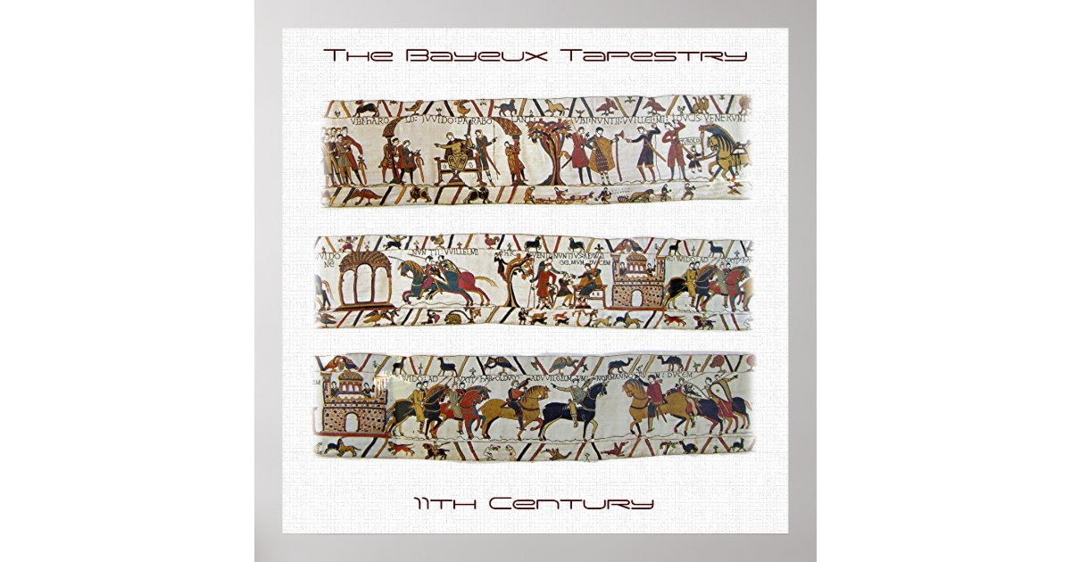Bayeux Tapestry Scene Poster
