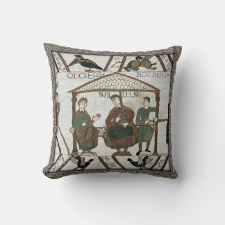 Bayeux Tapestry William of Normandy Throw Pillow