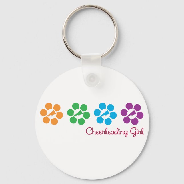 Bayflower Cheerleading Keychain (Front)