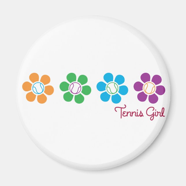 Bayflower Tennis Magnet (Front)