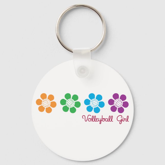 Bayflower Volleyball Keychain (Front)