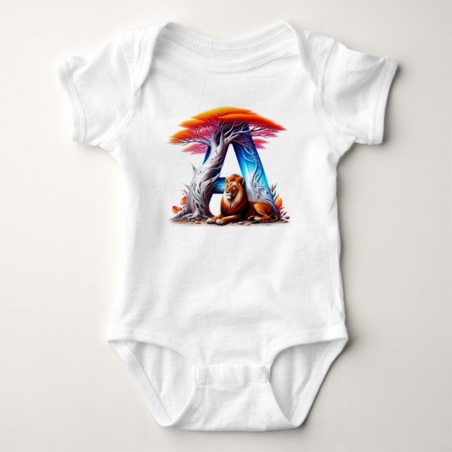 bayi dilapisi dengan material isolasi atau pelapis baby bodysuit (Front)