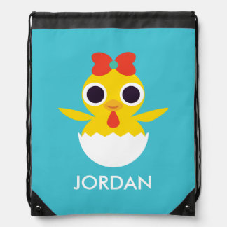 Bayla the Chick Drawstring Bag