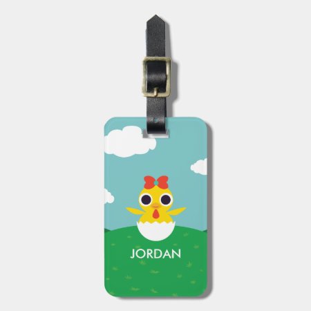 Bayla The Chick Luggage Tag