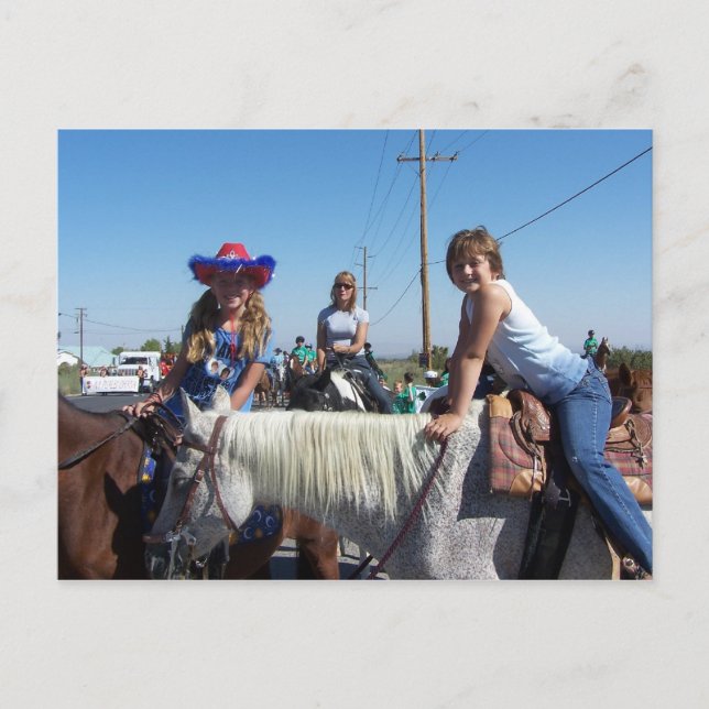 Baylie at the Phelan Parade Postcard (Front)