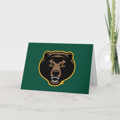 Baylor Bear Logo Card