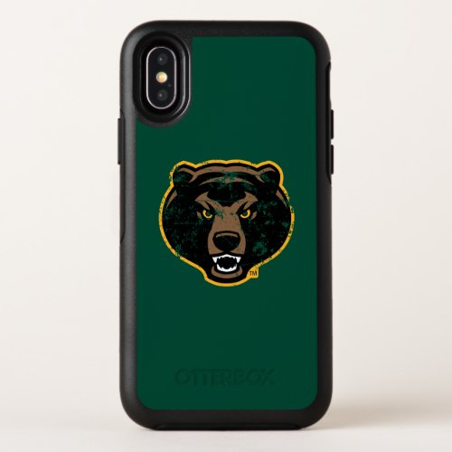 Baylor Bear Logo Distressed OtterBox Symmetry iPhone X Case