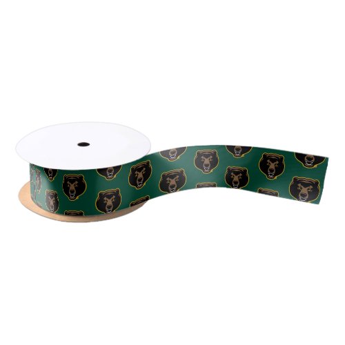 Baylor Bear Logo Satin Ribbon