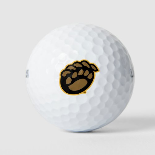 Baylor Bear Paw Golf Balls