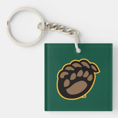 Baylor Bear Paw Keychain