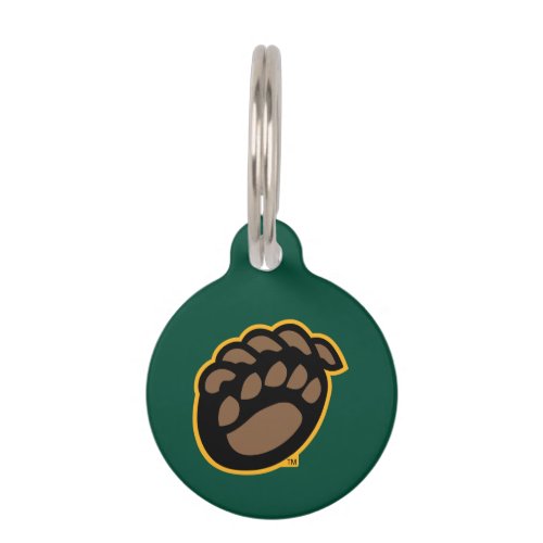 Baylor Bear Paw Pet ID Tag