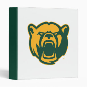 Baylor Bears Head Logo 3 Ring Binder