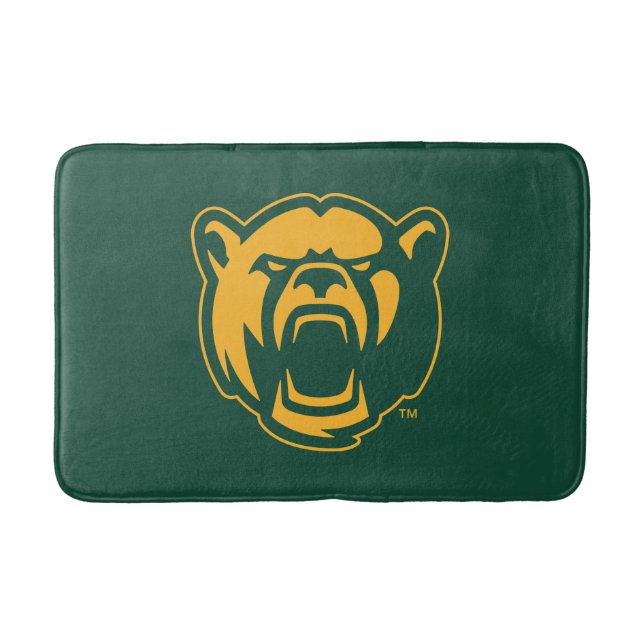 Baylor Bears Head Logo Bath Mat (Front)