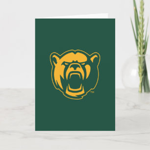 Baylor Bears Head Logo Card