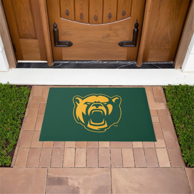 Baylor Bears Head Logo Doormat (Outdoor)