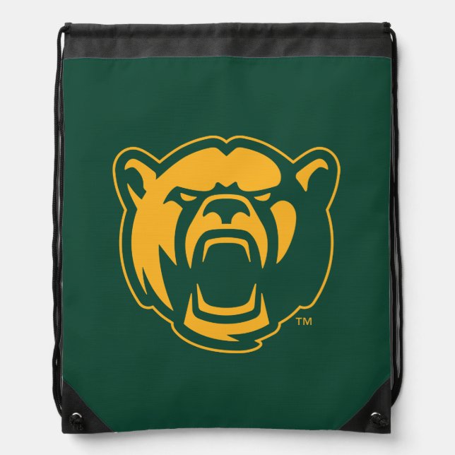 Baylor Bears Head Logo Drawstring Bag (Front)