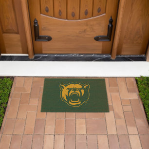 Baylor Bears Head Logo Fiber Doormat