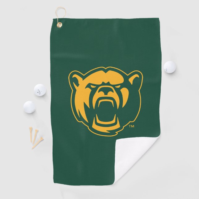 Baylor Bears Head Logo Golf Towel (InSitu)