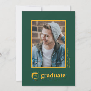 Baylor Bears Head Logo Gradaution Announcement