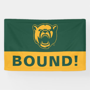 Baylor Bears Head Logo Gradaution Banner