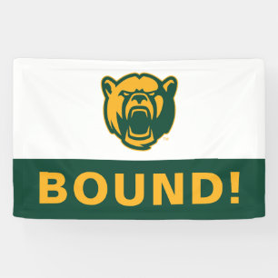 Baylor Bears Head Logo Graduation Banner