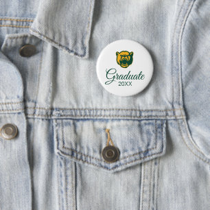 Baylor Bears Head Logo Graduation Button