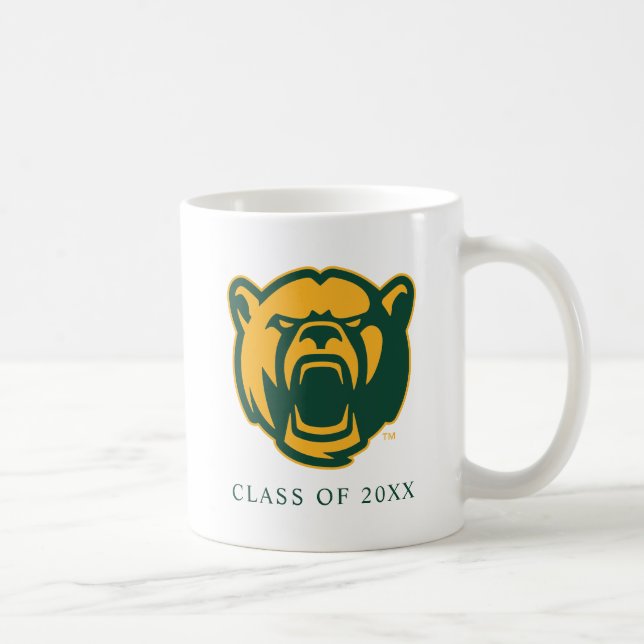 Baylor Bears Head Logo Graduation Coffee Mug (Right)