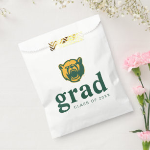 Baylor Bears Head Logo Graduation Favor Bag