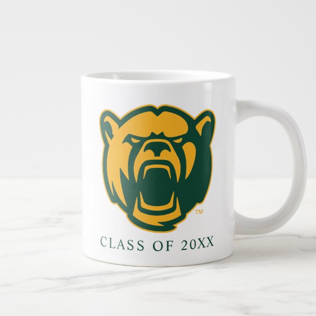Baylor Bears Head Logo Graduation Giant Coffee Mug (Right)
