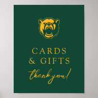 Baylor Bears Head Logo Graduation
