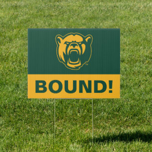 Baylor Bears Head Logo Graduation Sign