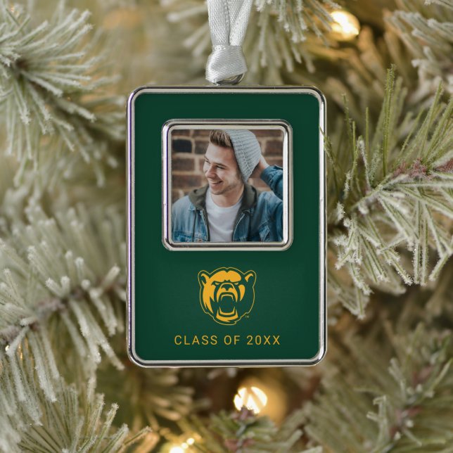 Baylor Bears Head Logo Holiday Christmas Ornament (Tree)