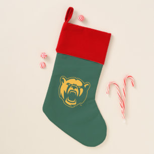 Baylor Bears Head Logo Holiday Christmas Stocking