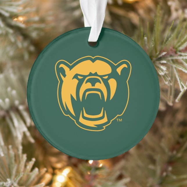 Baylor Bears Head Logo Holiday Ornament (Tree)