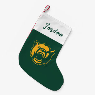 Baylor Bears Head Logo Holiday Small Christmas Stocking
