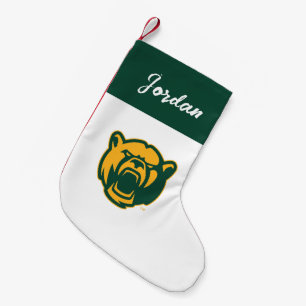 Baylor Bears Head Logo Holiday Small Christmas Stocking
