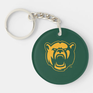 Baylor Bears Head Logo Keychain
