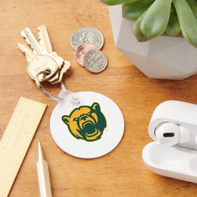 Baylor Bears Head Logo Keychain (Desk)