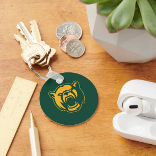 Baylor Bears Head Logo Keychain