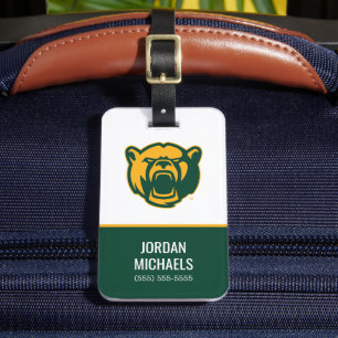 Baylor Bears Head Logo Luggage Tag