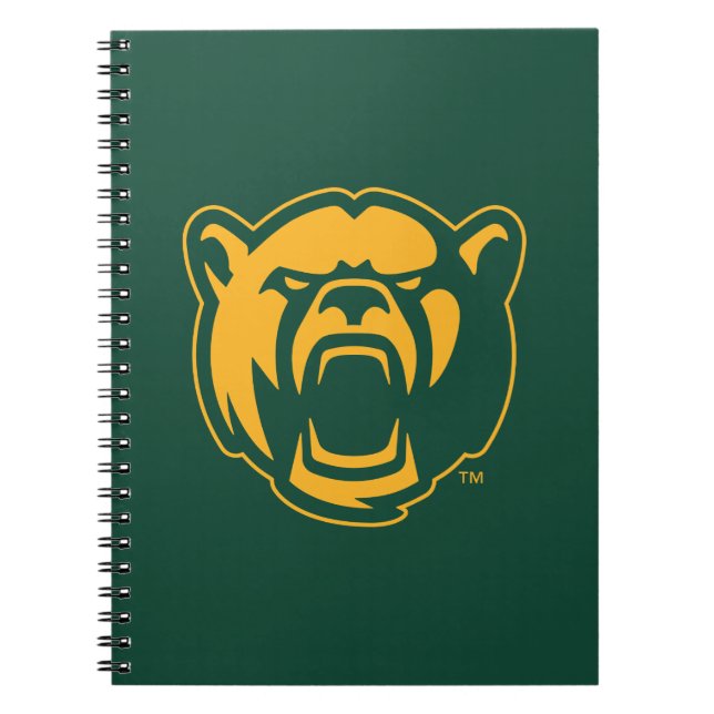 Baylor Bears Head Logo Notebook (Front)