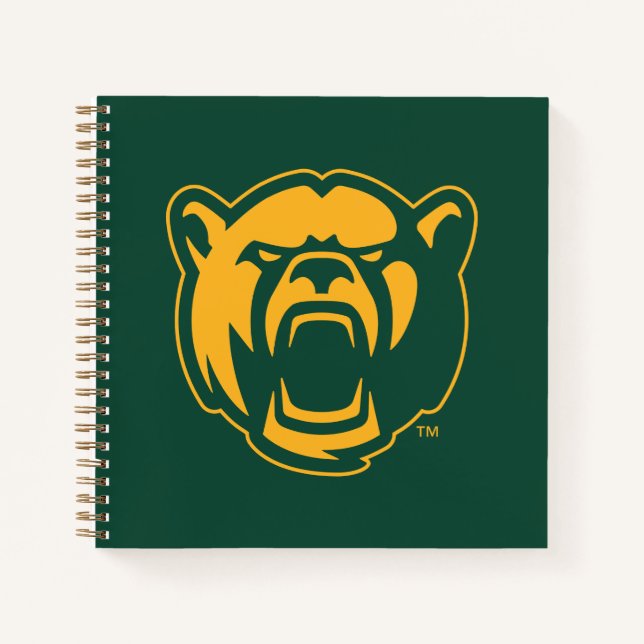 Baylor Bears Head Logo Notebook (Front)