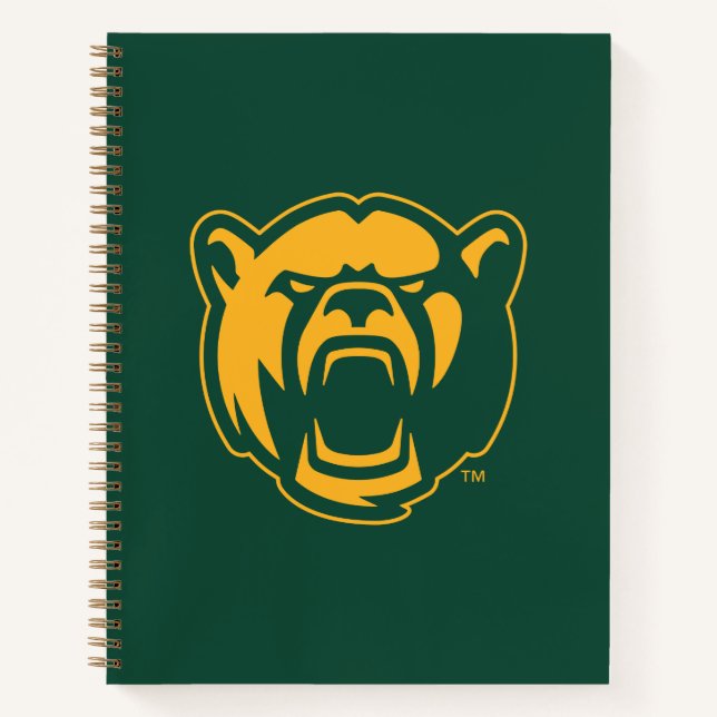 Baylor Bears Head Logo Notebook (Front)