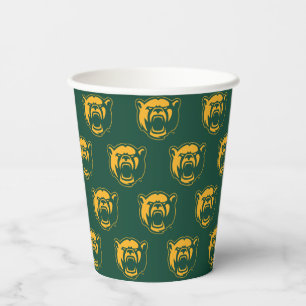 Baylor Bears Head Logo Paper Cups