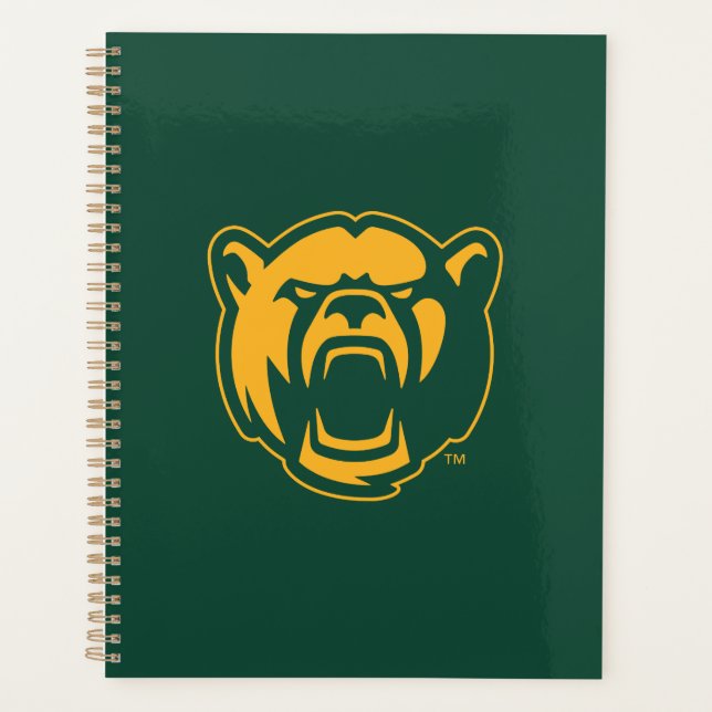 Baylor Bears Head Logo Planner (Front)