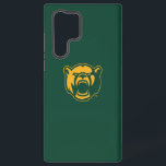 Baylor Bears Head Logo Samsung Galaxy S22 Ultra Case<br><div class="desc">This design features the official head logo of the Baylor Bears. The bear's head is depicted with a fierce expression, showcasing the team's strength and determination. The design utilizes Baylor University's colors, green and gold, creating a bold and recognizable representation of the team's spirit. This logo is used across a...</div>