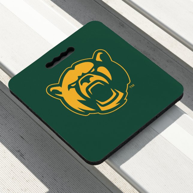 Baylor Bears Head Logo Seat Cushion (In Situ)