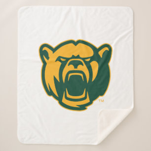 Baylor Bears Head Logo Sherpa Blanket