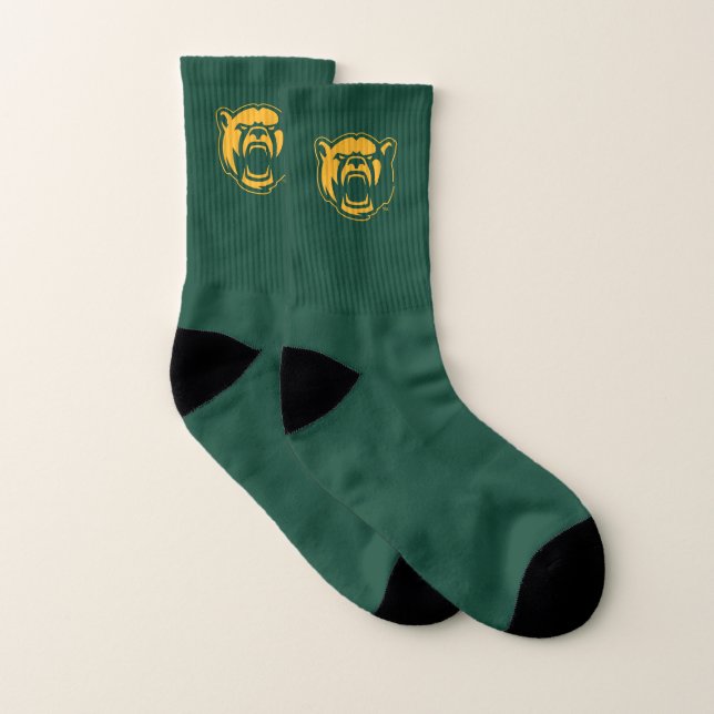 Baylor Bears Head Logo Socks (Pair)