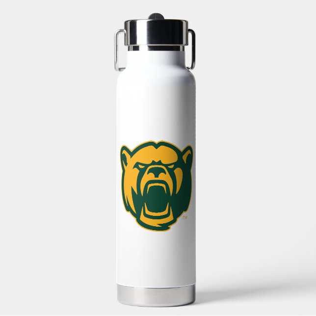 Baylor Bears Head Logo Water Bottle (Front)